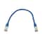 Monoprice Cat6A 26AWG Cable, 1 ft.Blue 11276 - alternate 4